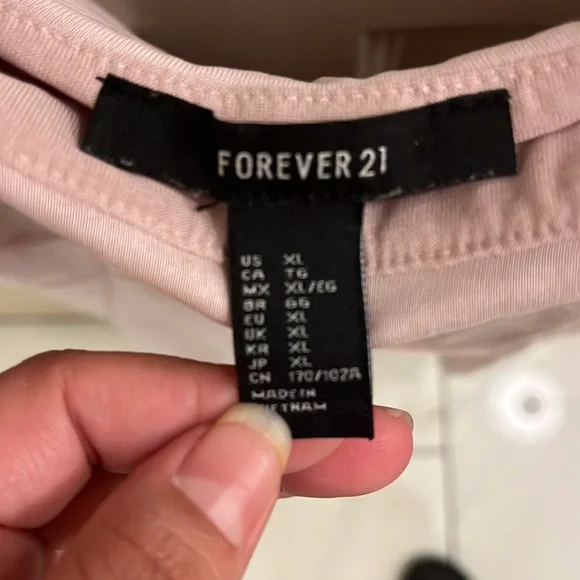 Forever 21 size XL spaghetti strap dress, light pink/purple - Picture 2 of 3